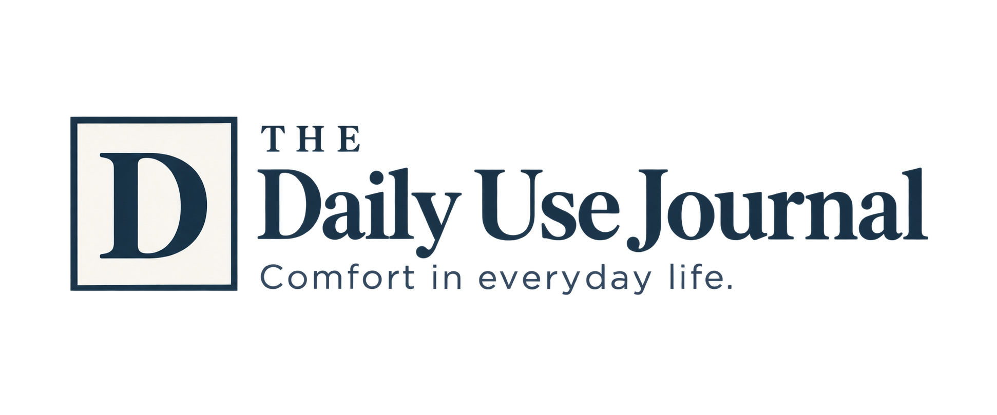 The Daily Use Journal. Comfort in everyday life.